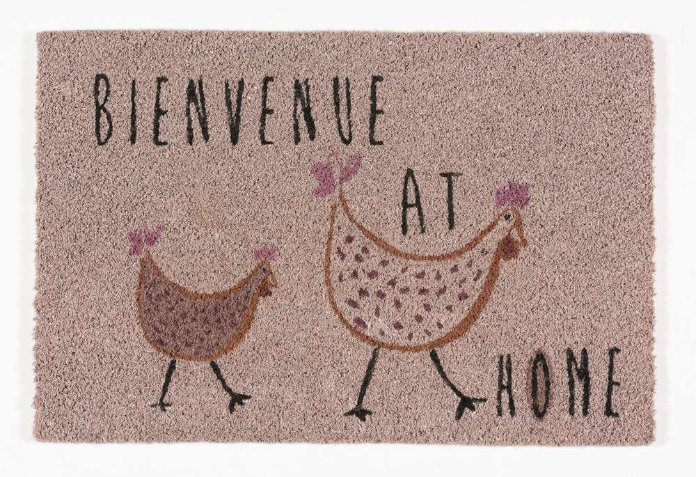 TAPIS GIRLY POULE COCO 60X40CM-(831407)